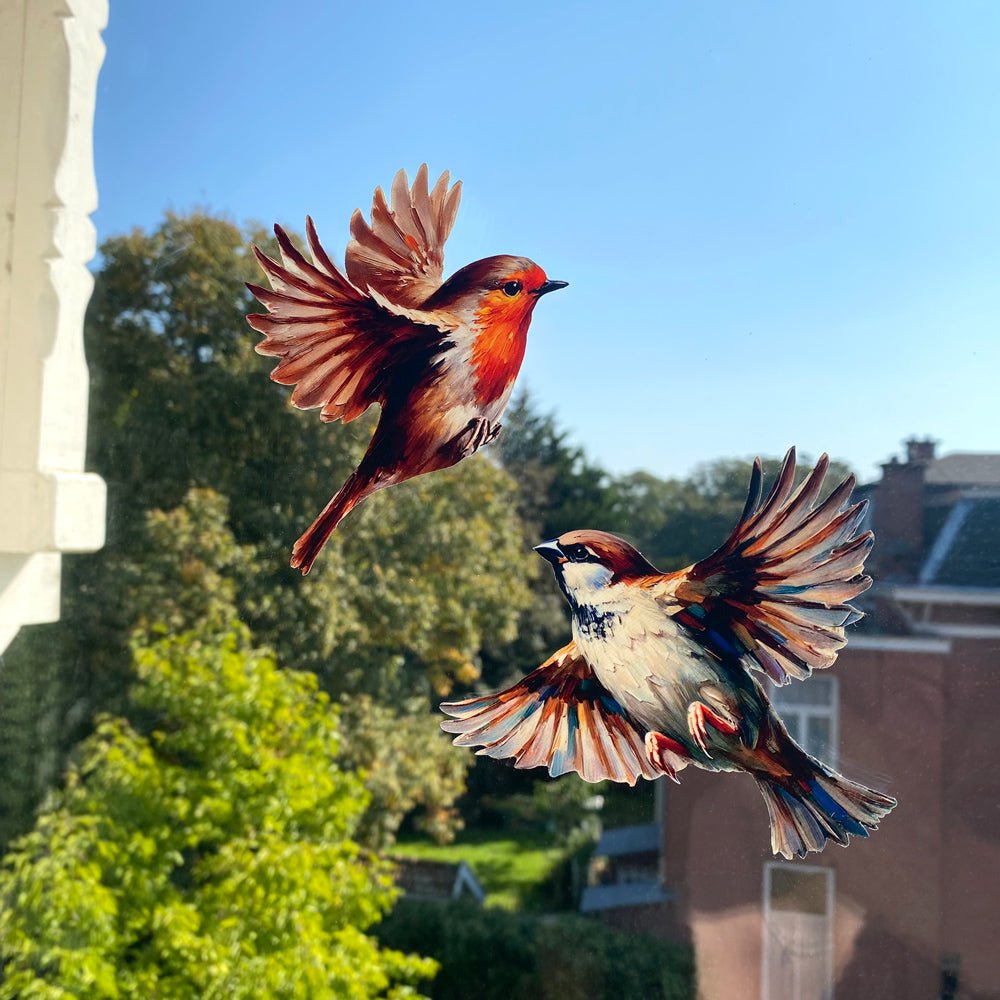 Raamstickers - Vogels