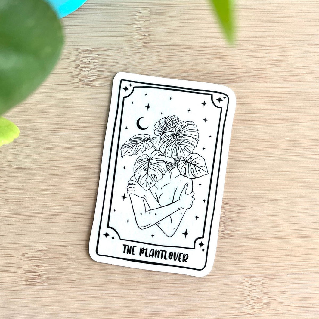 Regenboog Sticker - Tarot The Plantlover