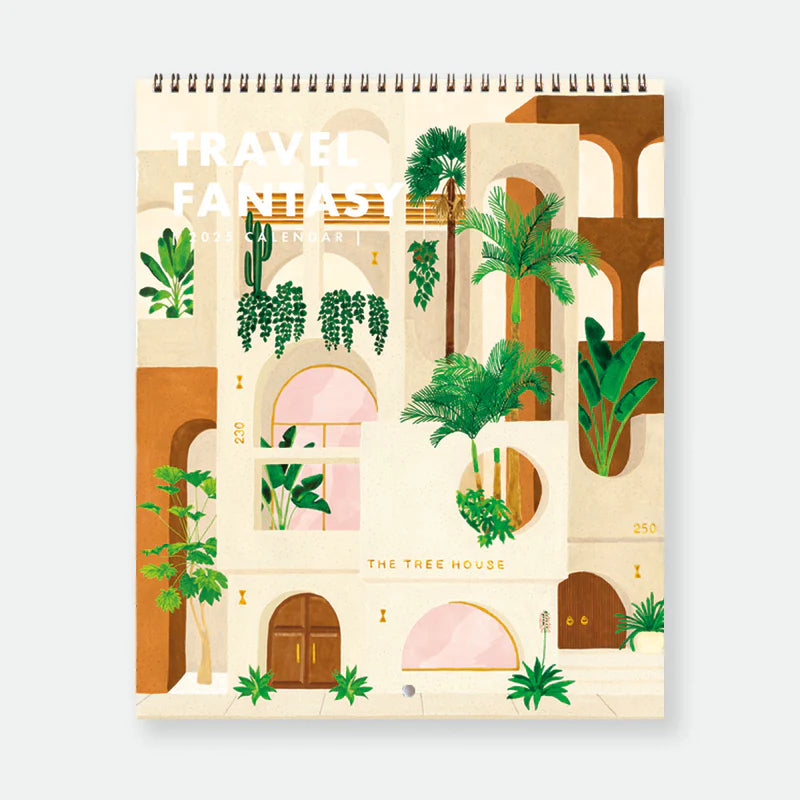 2025 Calendar - Travel Fantasy