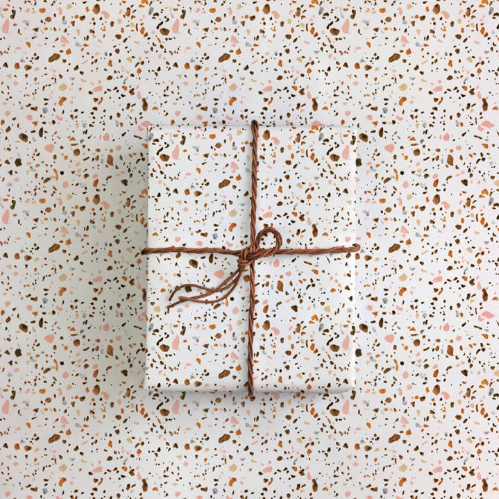 Cadeaupapier - Terrazzo Cognac