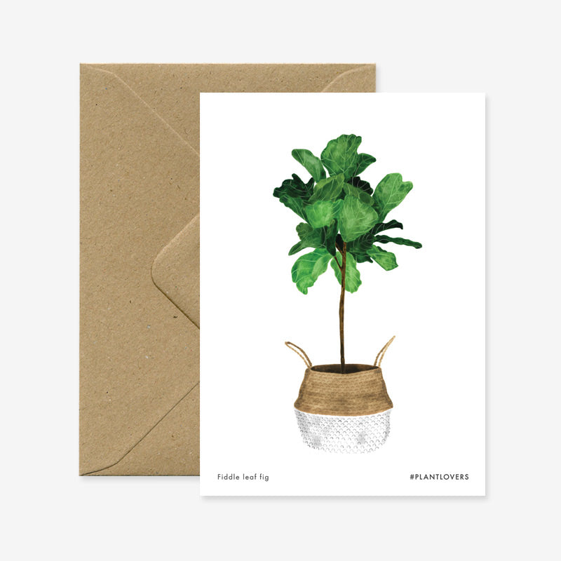 wenskaart ficus