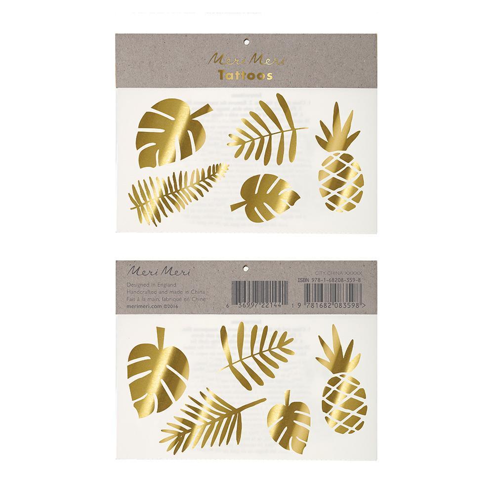 tattoos temporary kids gold goud tijdelijk
