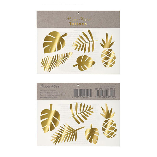 tattoos temporary kids gold goud tijdelijk