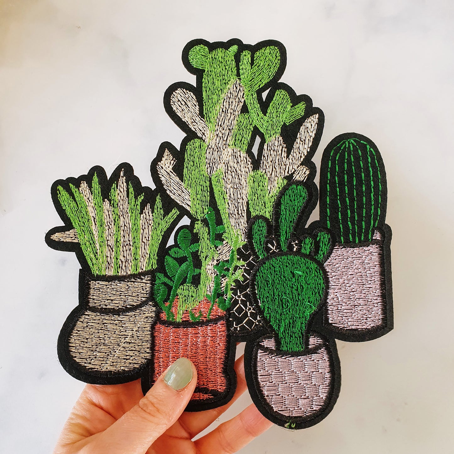 Strijkapplicatie planten plantlovers iron on patch