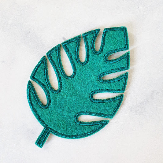 Strijkembleem - Monstera XL