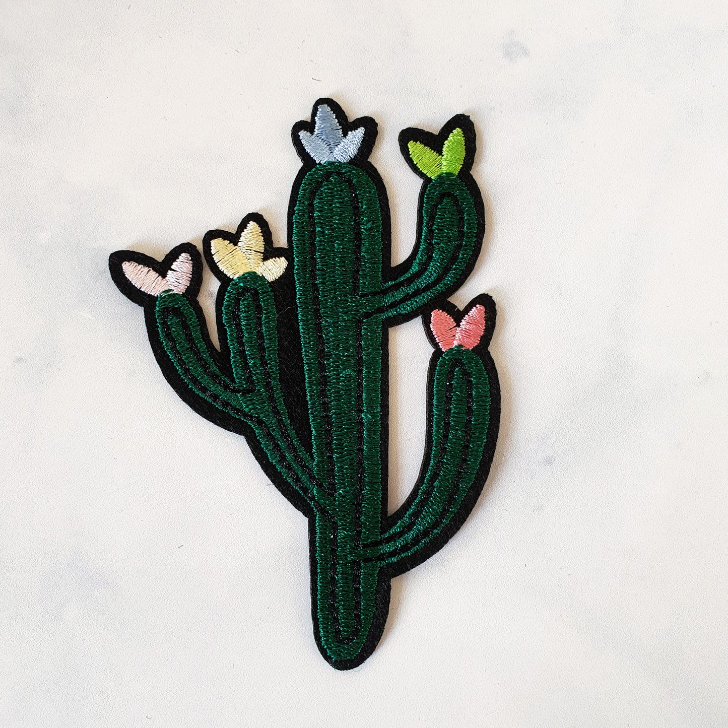 Strijkembleem - Grote Cactus