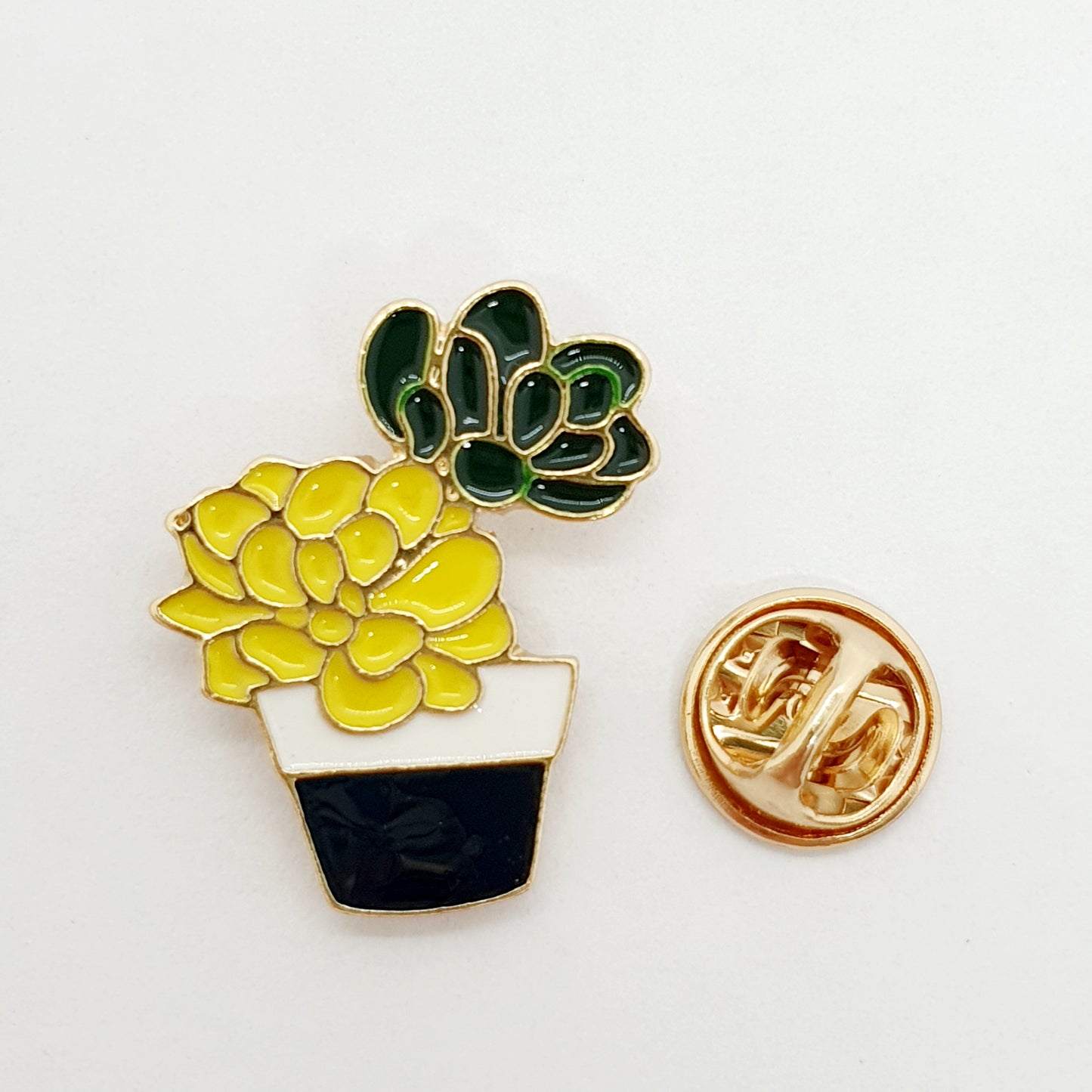 Pin - Vetplant met Bloem