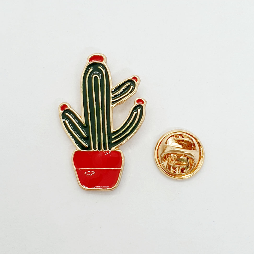Pin Red Cactus