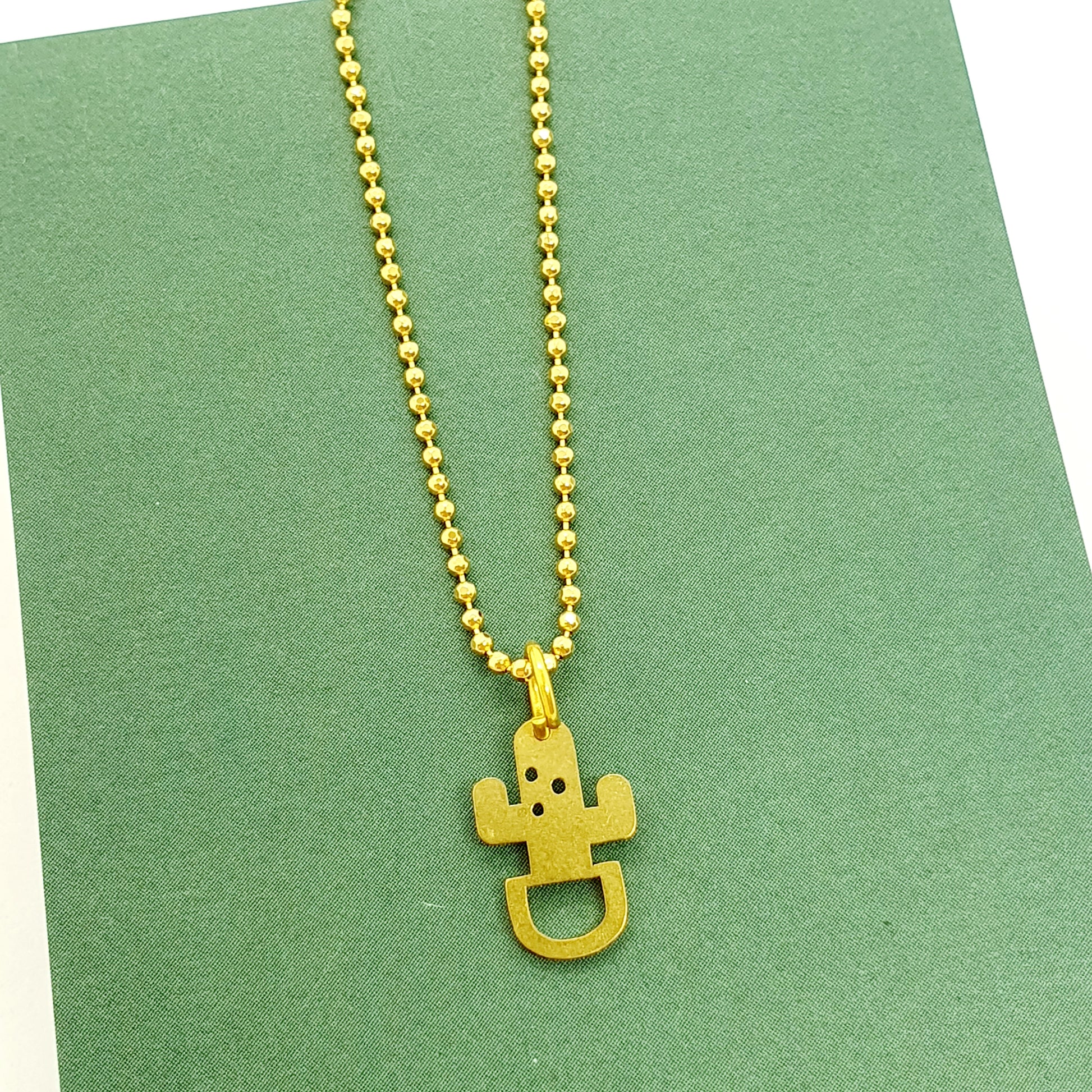 gouden ketting cactus