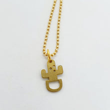 Load image into Gallery viewer, gold brass messing ketting necklace
