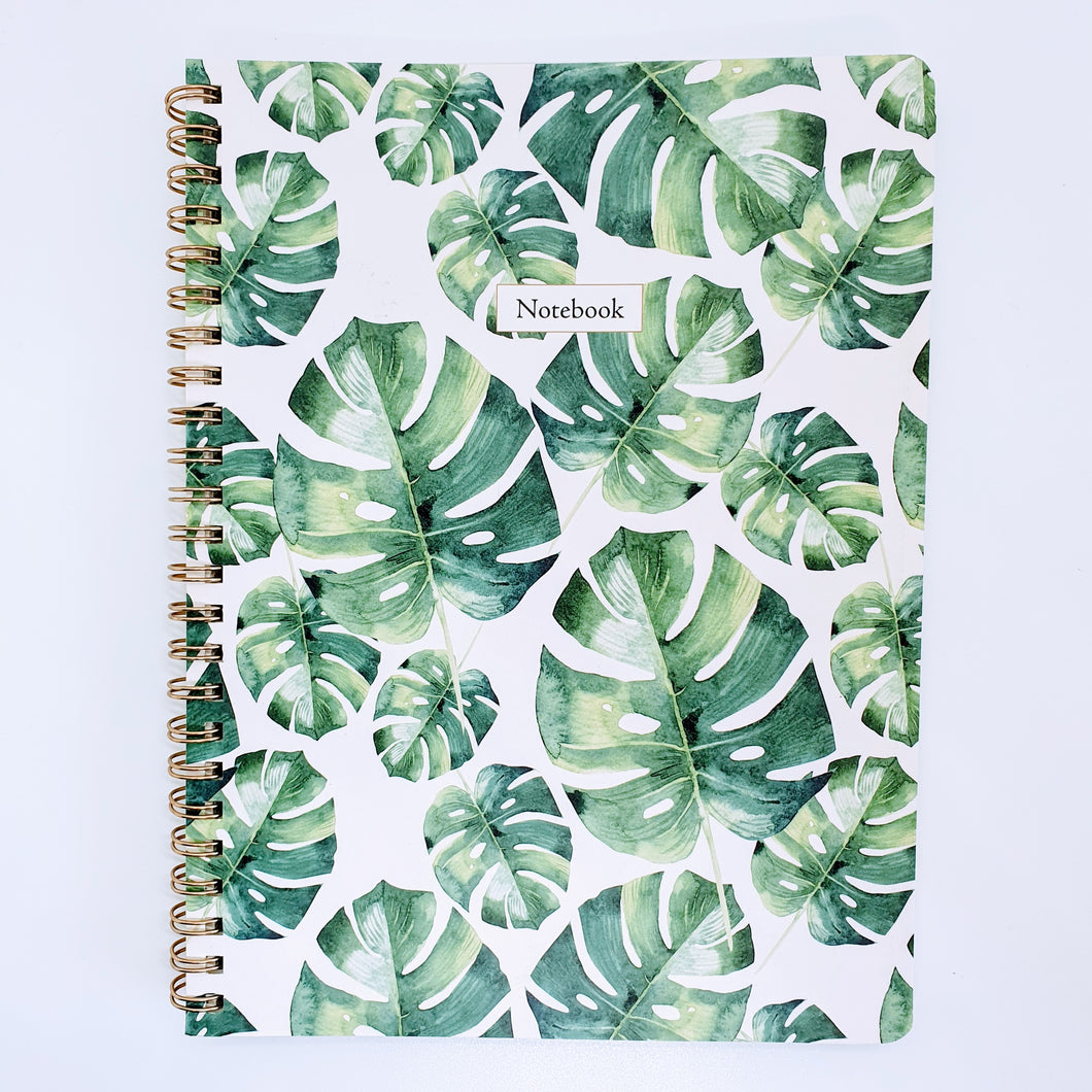 Leaves Notebook - Squared