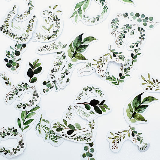 Sticker Set - Botanische Romantiek