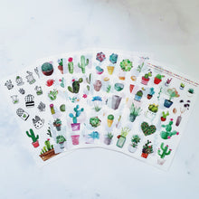 Load image into Gallery viewer, Sticker Sheets - Succulents
