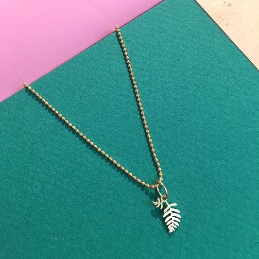 juwelen planten ketting blad leaf necklace plantlovers