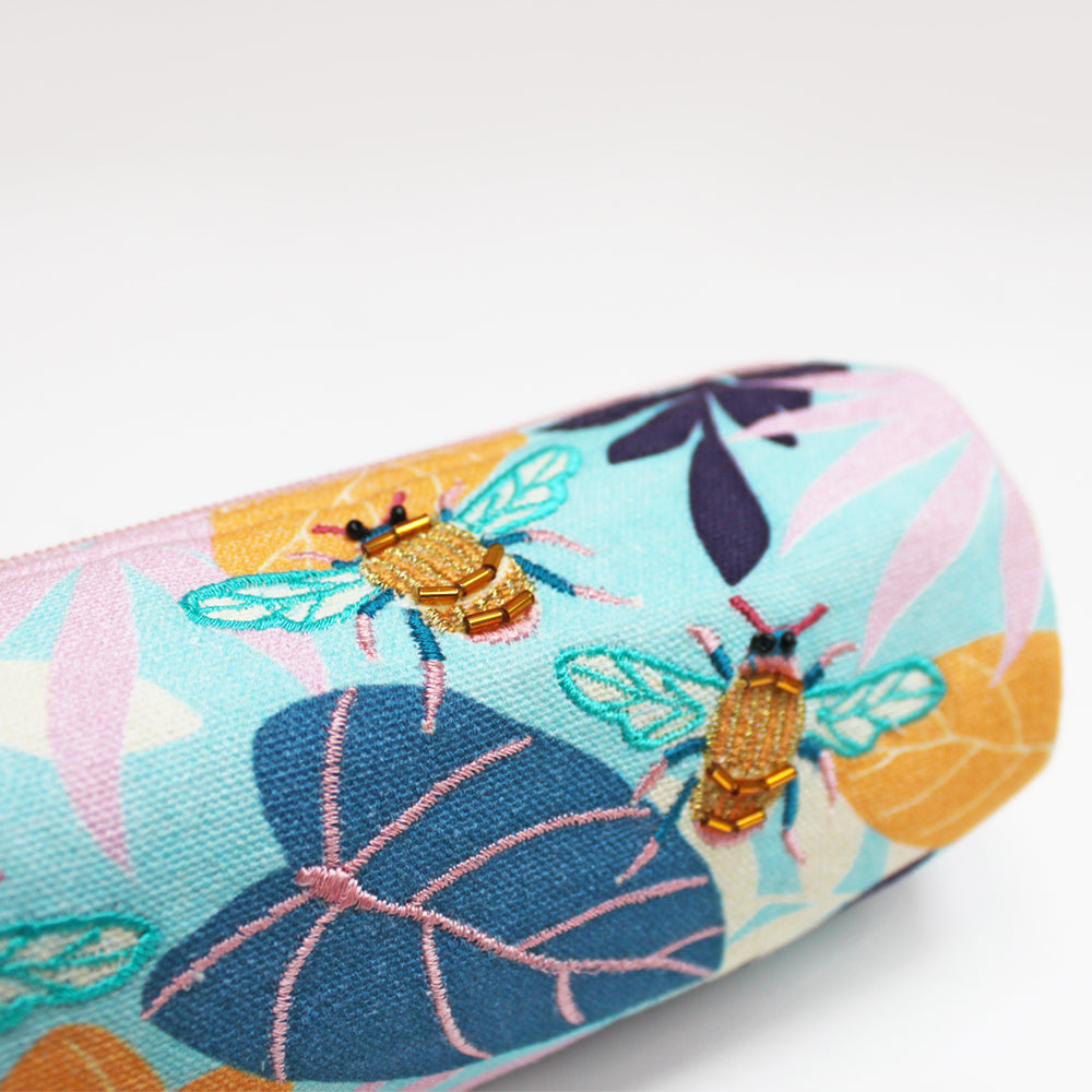 Luxury Bee Barrel Pouch