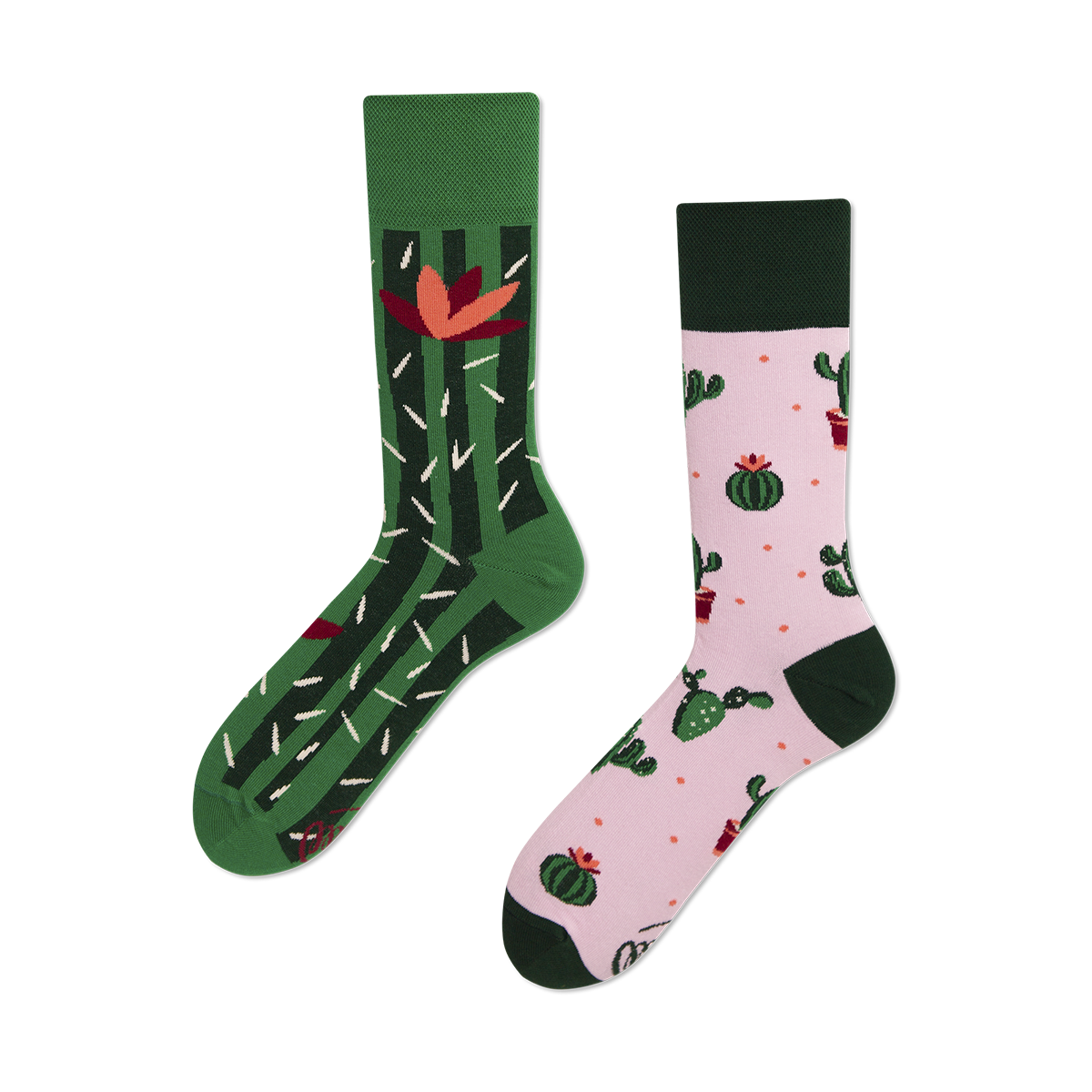 zomer cactus kousen many mornings summer socks