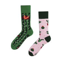 Load image into Gallery viewer, zomer cactus kousen many mornings summer socks
