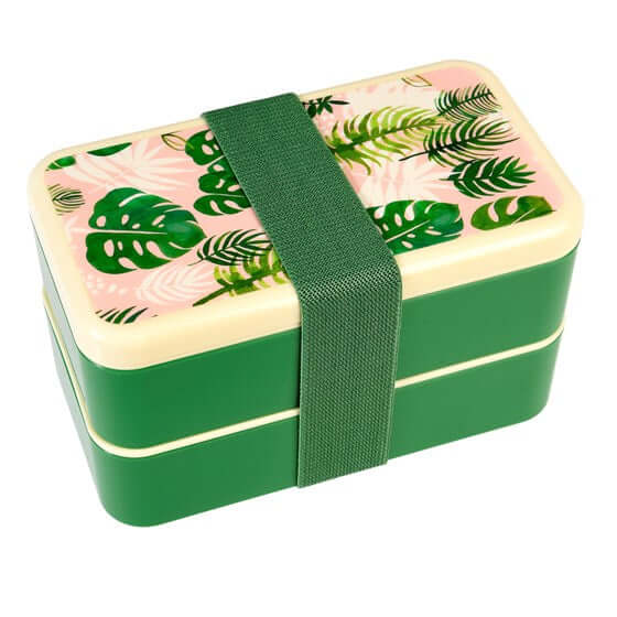 bento box tropical palm compartimenten lunch