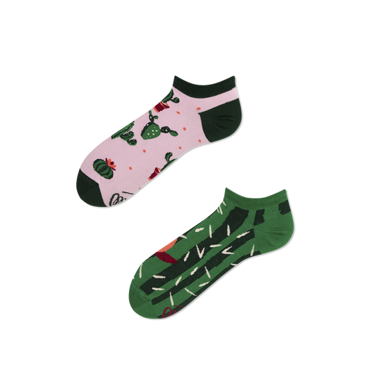 kousen many mornings cactus low socks