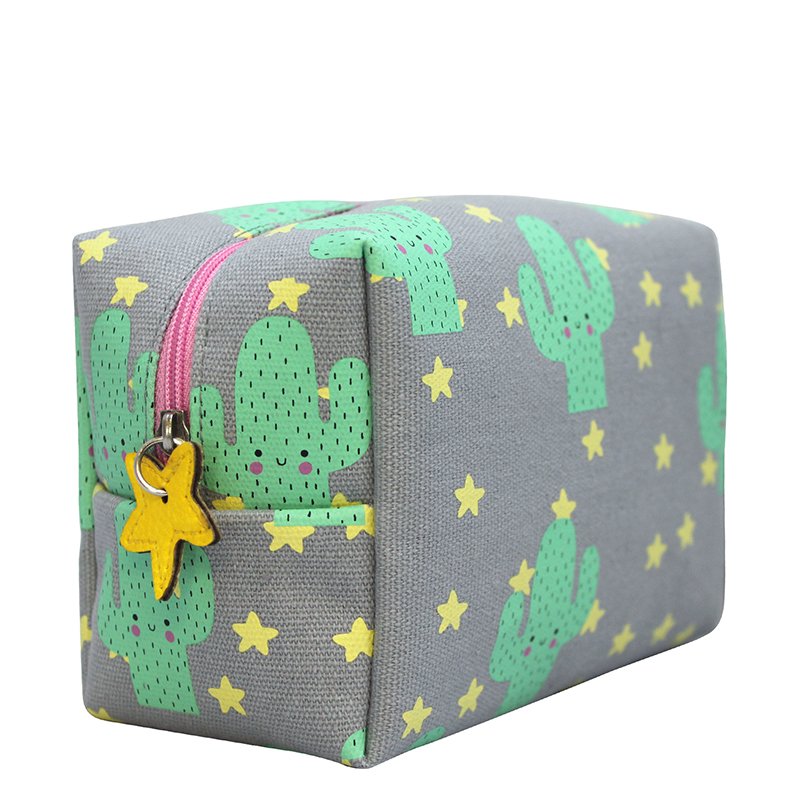 Make-up Tasje - Kawaii Cactus
