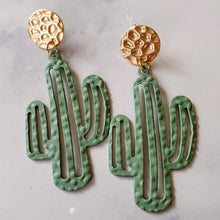 Load image into Gallery viewer, fun cactus earrings
