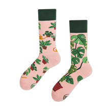 Load image into Gallery viewer, plant lover socks many mornings plantenliefhebbers planten kousen
