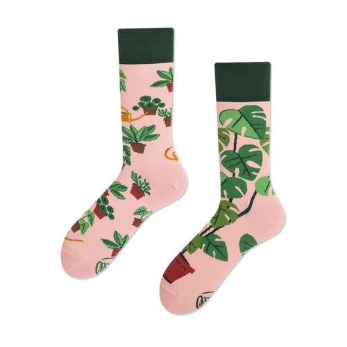plant lover socks many mornings plantenliefhebbers planten kousen