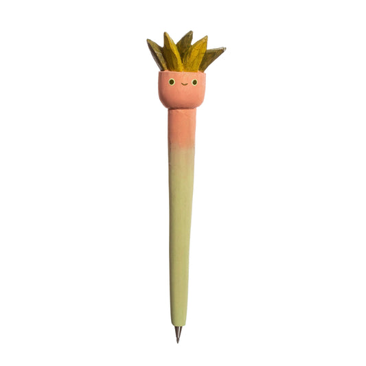 Happy Plant Houten Balpen
