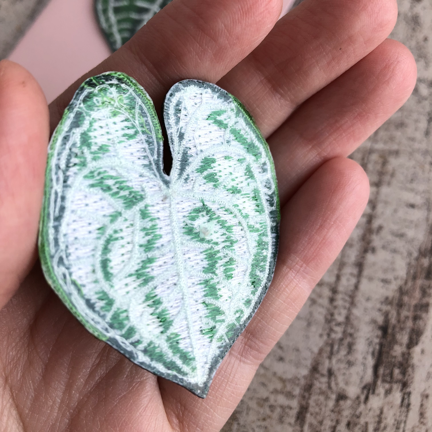 Strijkembleem - Anthurium Clarinervium