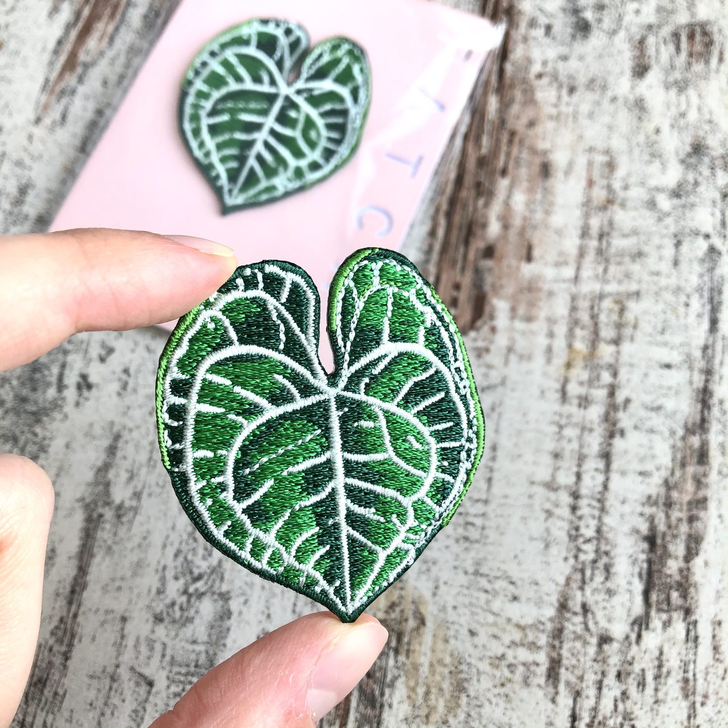 Strijkembleem - Anthurium Clarinervium