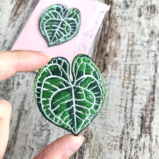 Strijkembleem - Anthurium Clarinervium