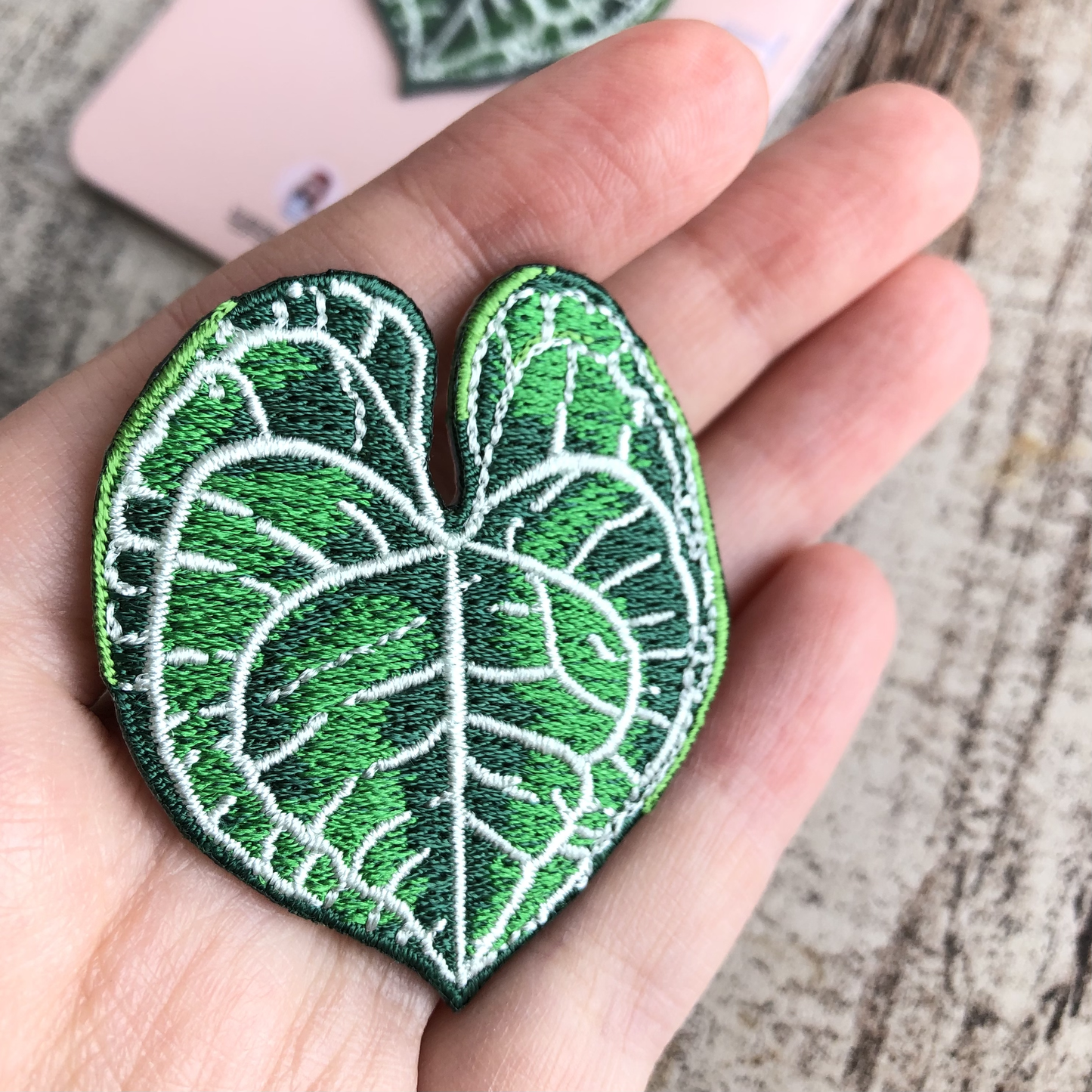 Strijkembleem - Anthurium Clarinervium