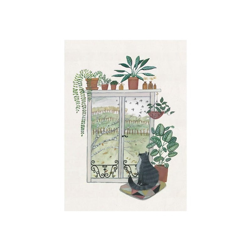 wenskaart planten herfst