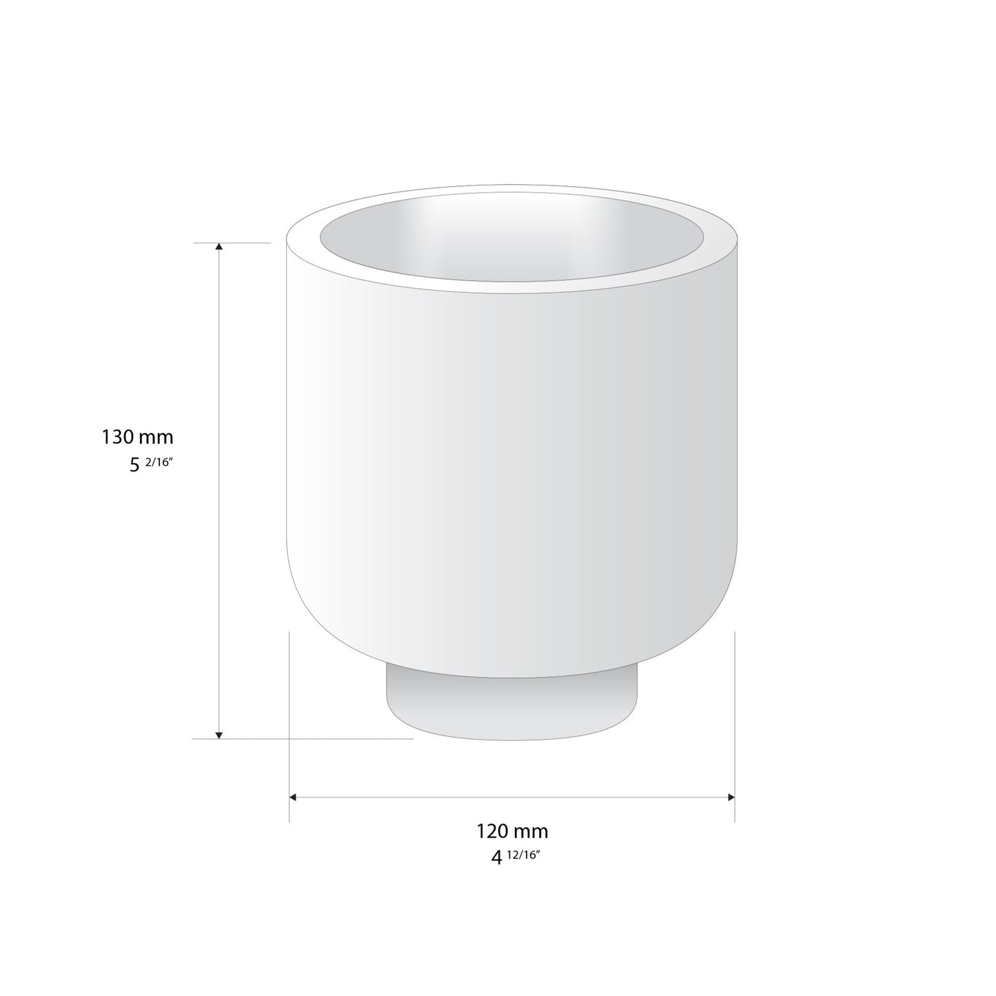Campio Pot - Beton