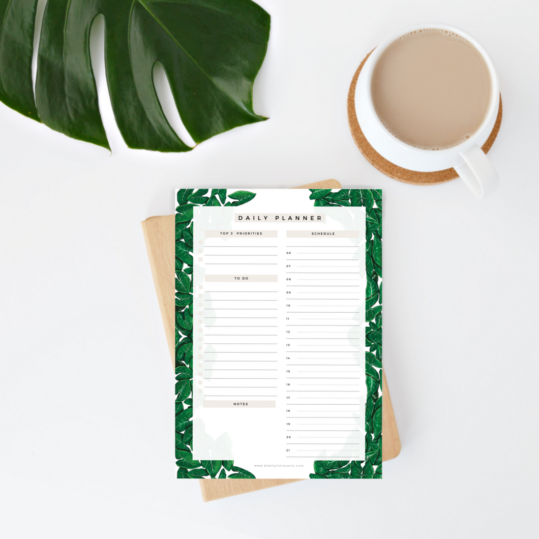 Daily Planner A5 - Syngonium