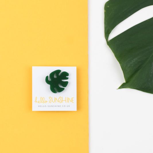monstera pin juwelen plantenliefhebbers plant lovers planten