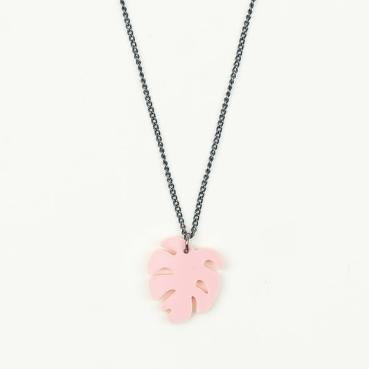 Monstera Ketting - Roze