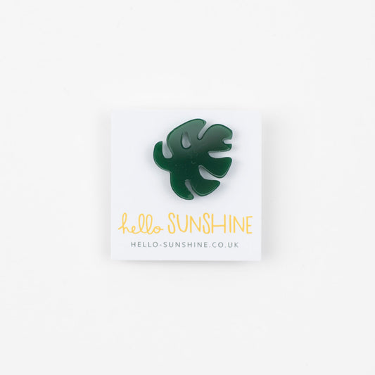 Monstera Pin - Groen