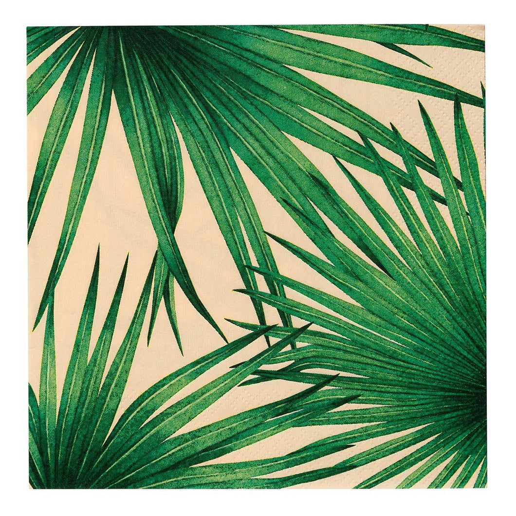 Napkins - Tropical Palm Pink