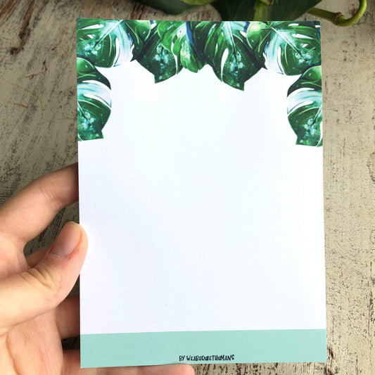 Notitieblokje - Monstera Variegata A6