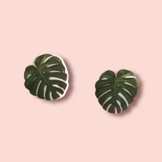 monstera studs