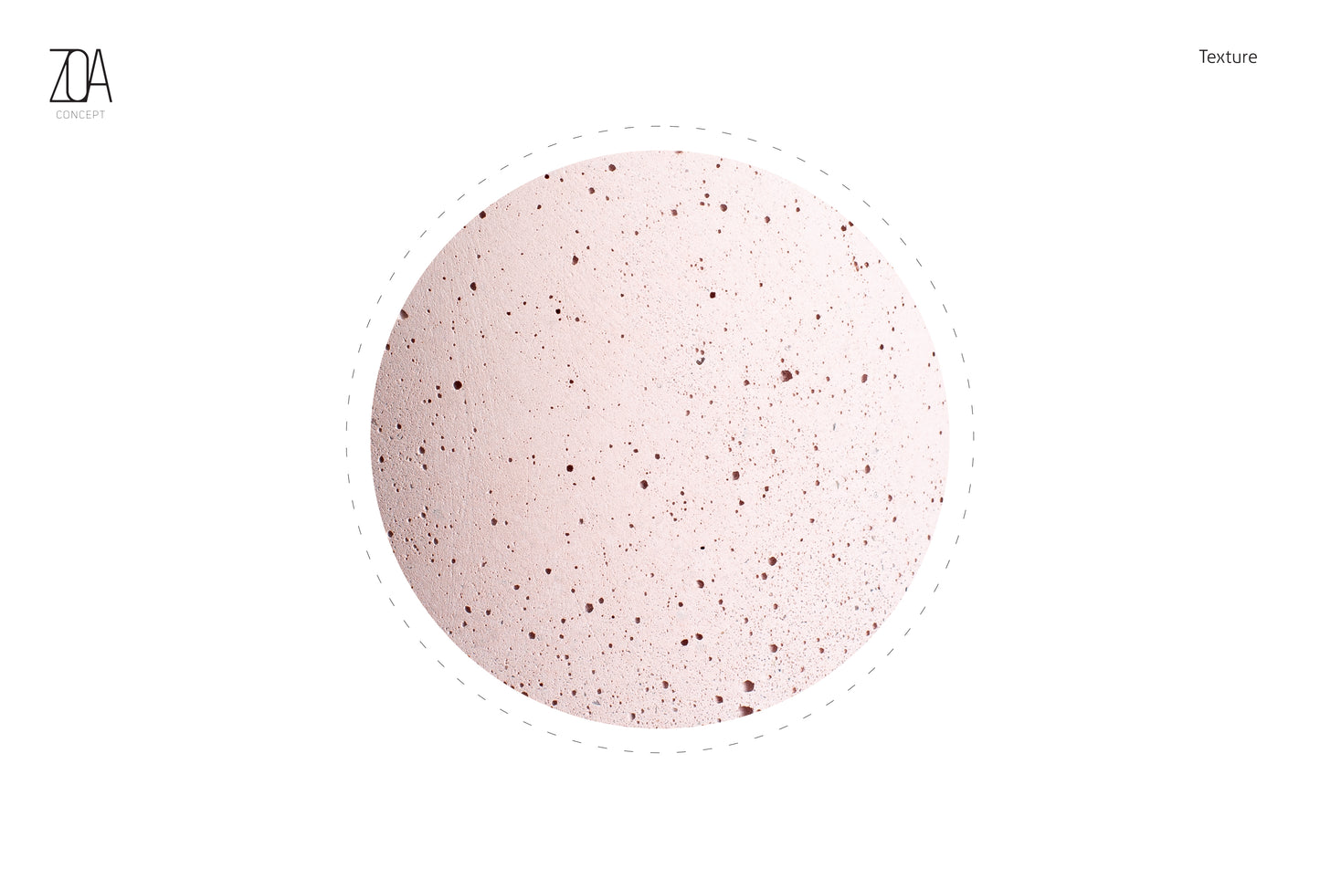 Campio Pot - Pink Concrete