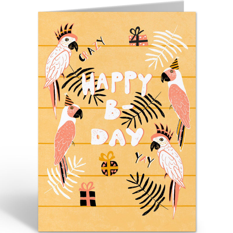 kaart vogels verjaardag