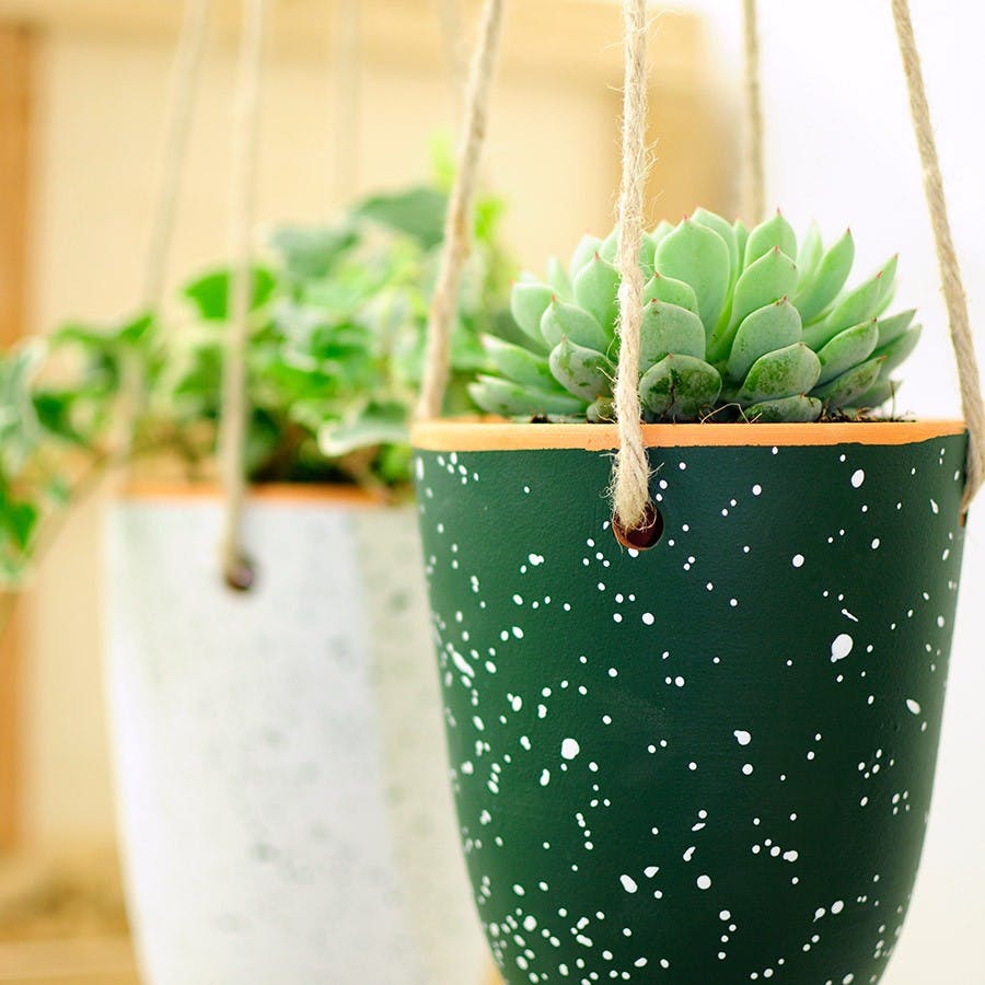 Hanging Planter Small - Green