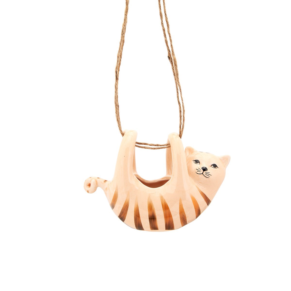 Cat Hanging Planter