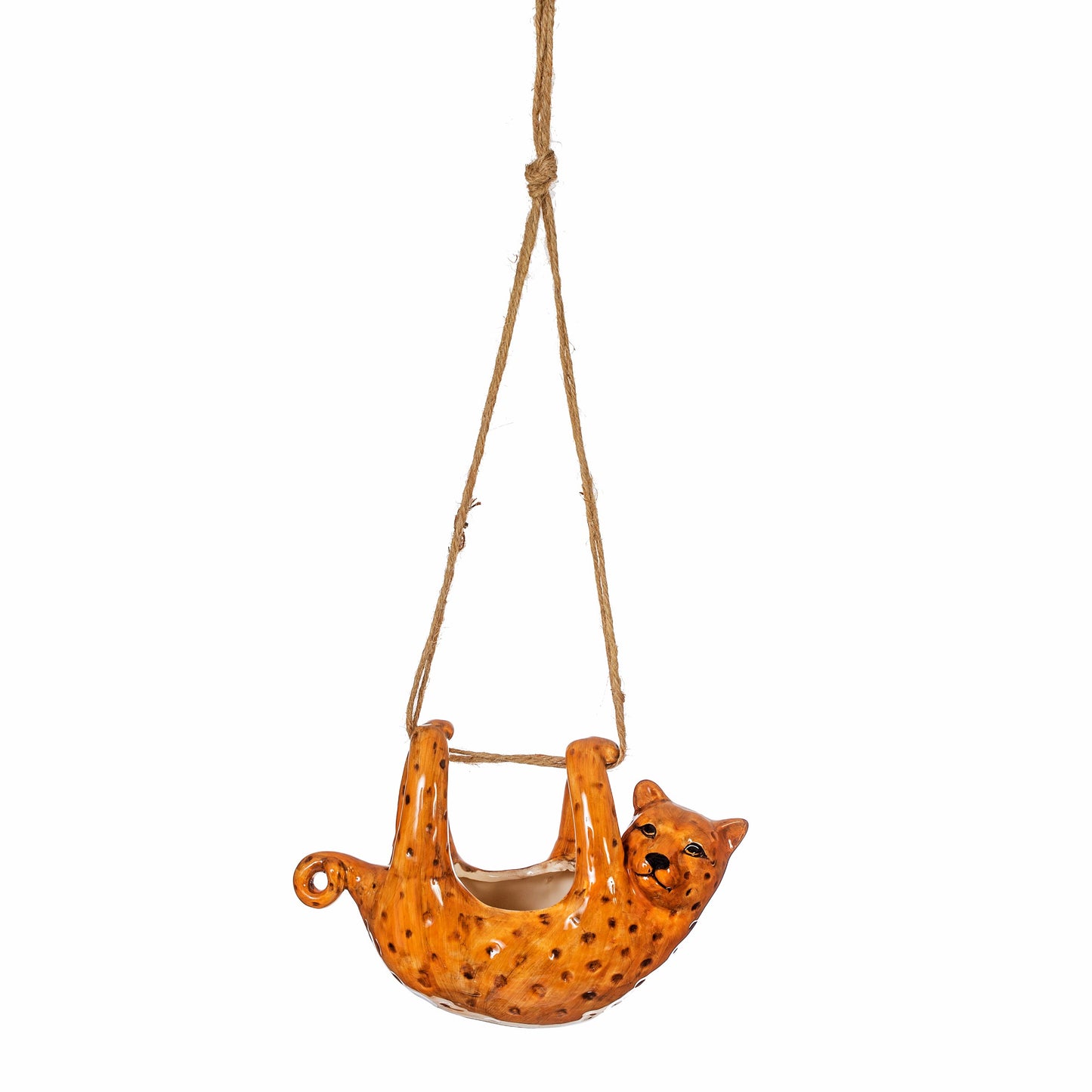 Leopard Hanging Planter