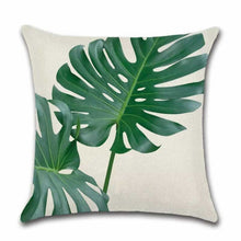 Afbeelding in Gallery-weergave laden, plant print motief kussen kussenhoes kussensloop pillow pillowcase case cover
