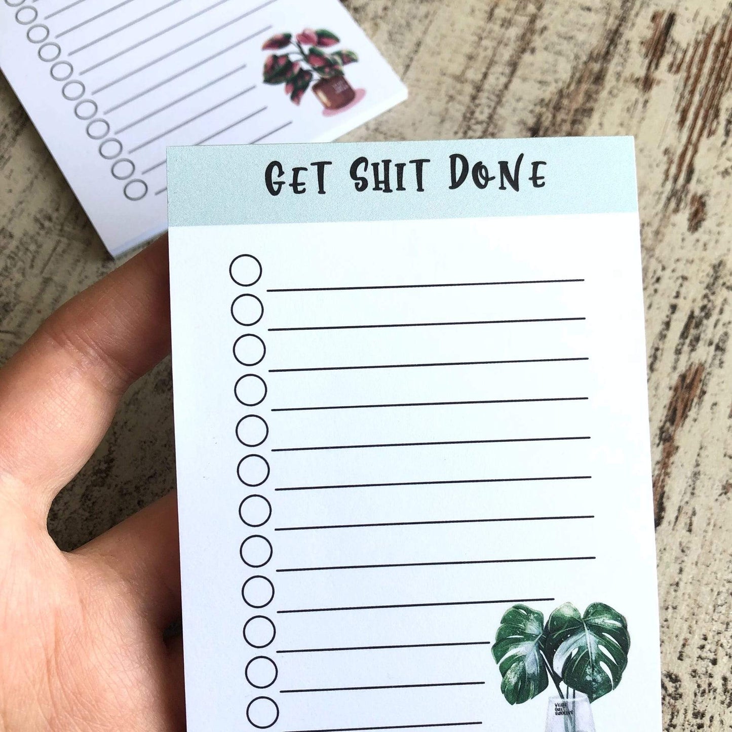 Notepad - Monstera Variegata