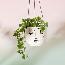 Afbeelding in Gallery-weergave laden, planter pot bloempot gezicht hangpot
