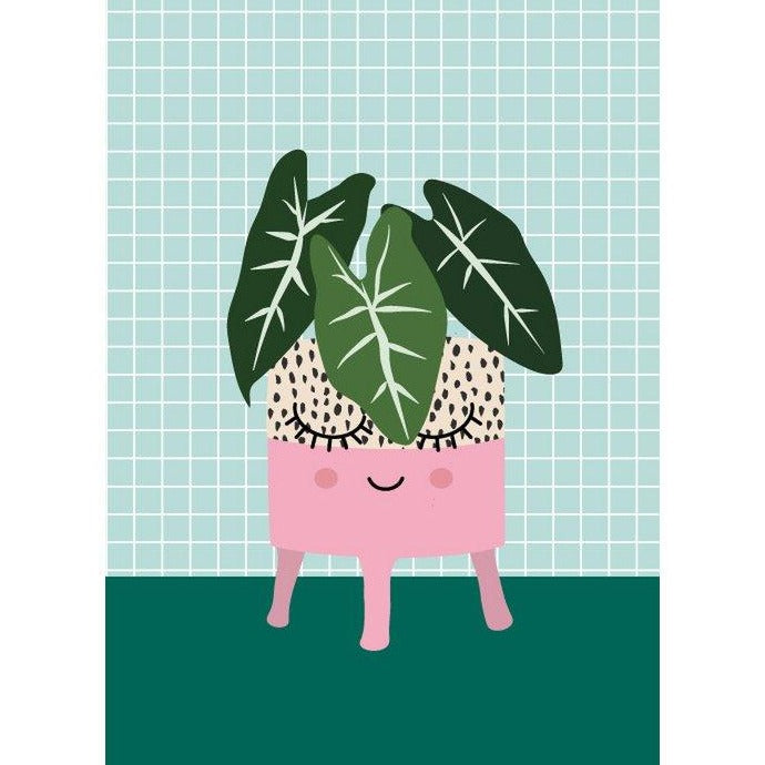 Postkaart - Schattig Plantje